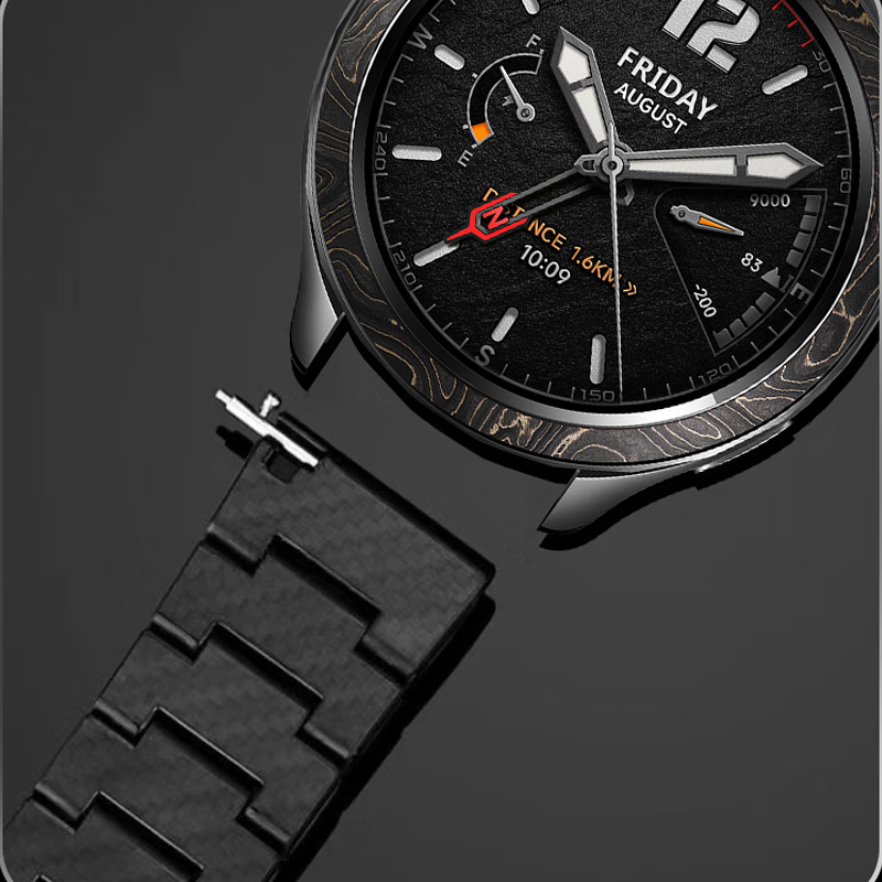 Correa de fibra de carbono par - Xiaomi Smartwatch S3 Accessories reseña y precio