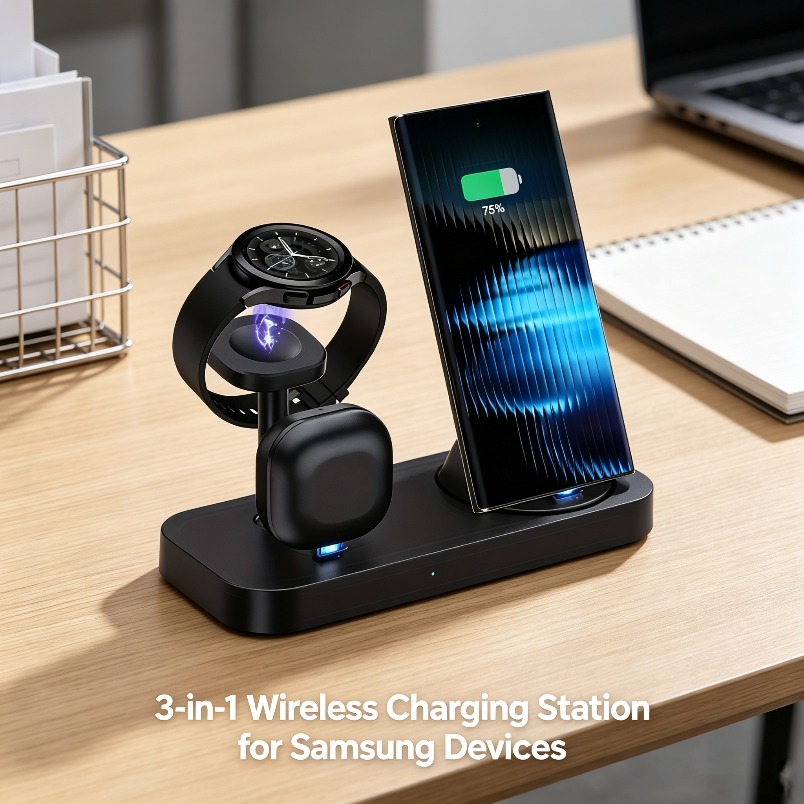 Cargador Inalámbrico 3 en 1 co - Watch Charger Cable reseña y precio