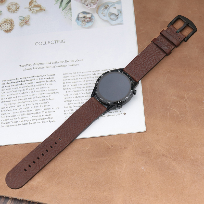 Correa de cuero para reloj, pu - Smartwatch Accessories Shop reseña y precio