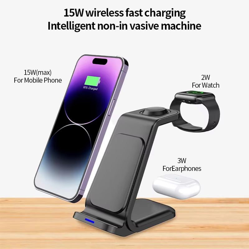 Base de carga inalámbrica 3 en - Watch Charger Cable reseña y precio
