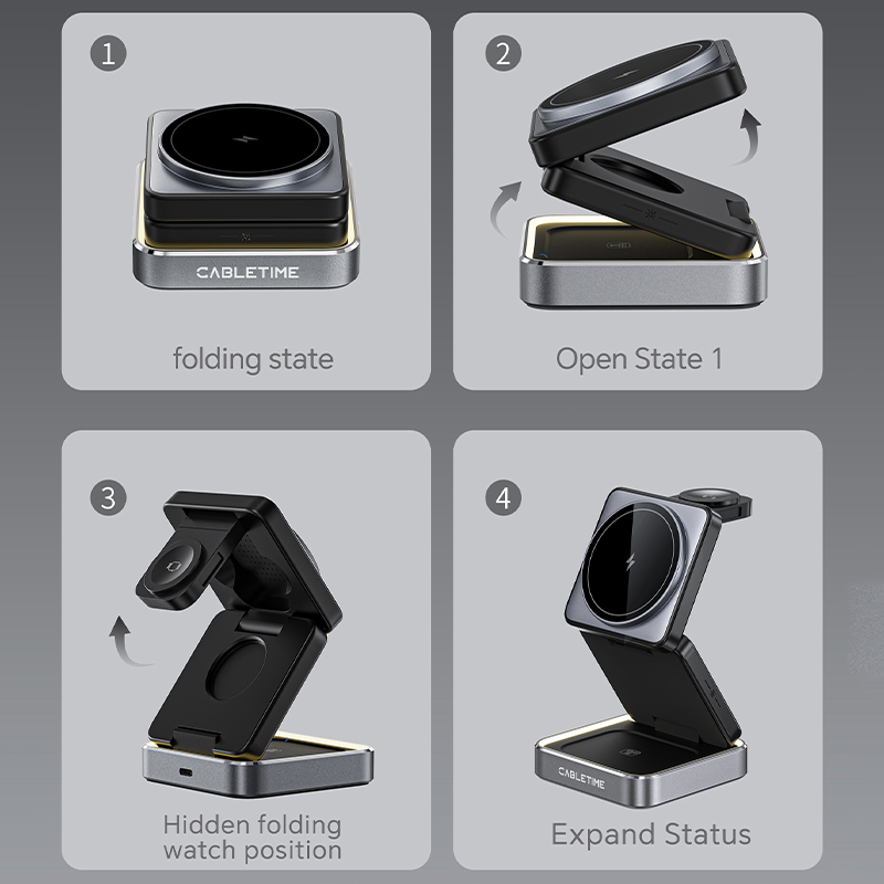 CABLETIME Soporte de Carga Ina - Watch Charger Cable reseña y precio